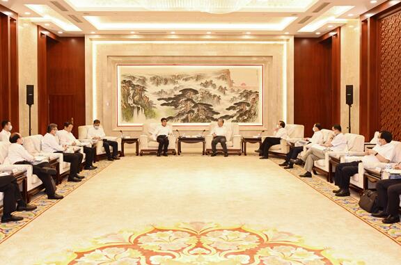 舒印彪拜會(huì)山東省委書記劉家義、省長(zhǎng)李干杰