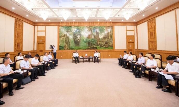 中核集團總經(jīng)理、黨組副書記顧軍與福建省委副書記、代省長王寧會談