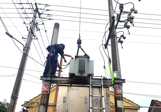 國網山東壽光供電：陰雨連綿緊急搶修 及時恢復村民用電