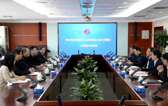 王斌會(huì)見中國電力設(shè)備管理協(xié)會(huì)會(huì)長(zhǎng)劉順達(dá)