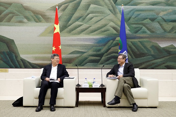 錢智民會(huì)見(jiàn)內(nèi)蒙古自治區(qū)黨委常委、通遼市委書(shū)記孟憲東