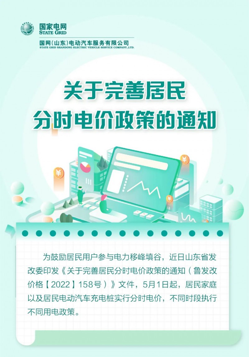 山東居民分時電價政策，5月1日開始執(zhí)行！
