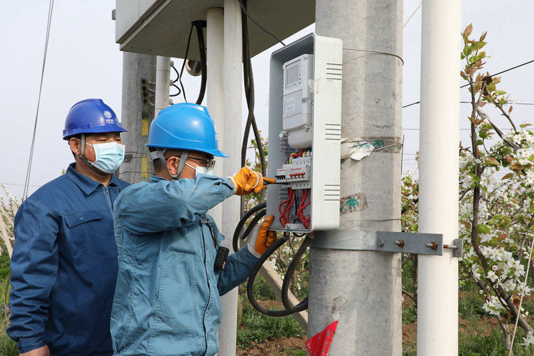 國(guó)網(wǎng)諸城市供電公司電力足，千畝梨園花正濃