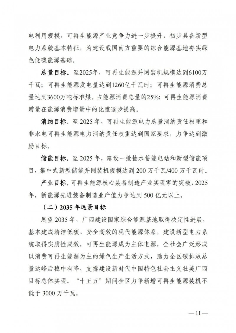 廣西“十四五”規(guī)劃：大力發(fā)展光伏發(fā)電，到2025年新增光伏裝機(jī)15GW！