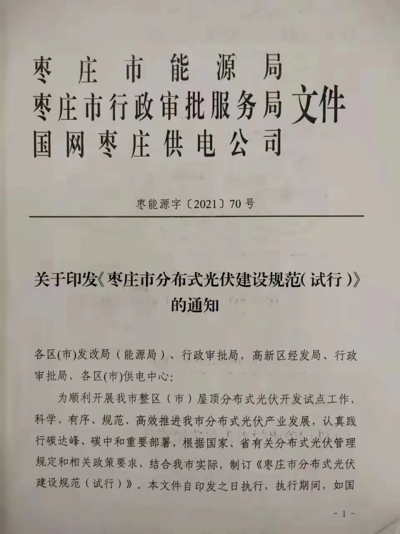 就地就近消納！光伏開(kāi)發(fā)規(guī)模不應(yīng)超過(guò)電負(fù)荷60%！