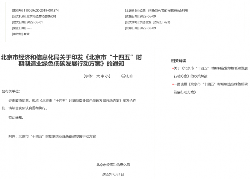 應用盡用！北京市鼓勵低速風電、高效光電、先進儲能等能源落地