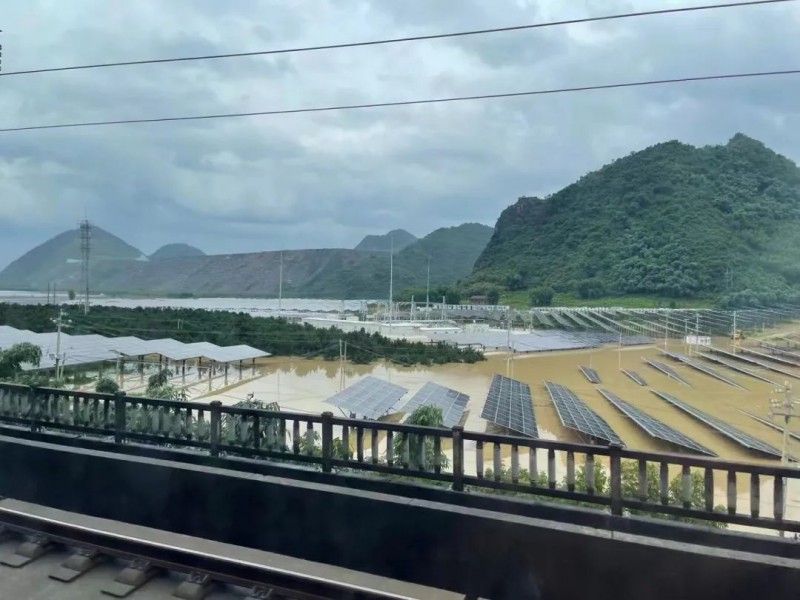 地面電站秒變漂浮電站，又一光伏電站被水淹！