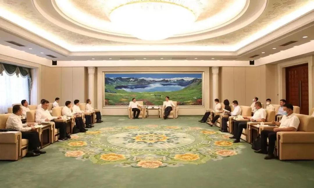 中國能建黨委書記、董事長宋海良拜會吉林省委常委、長春市委書記張志軍