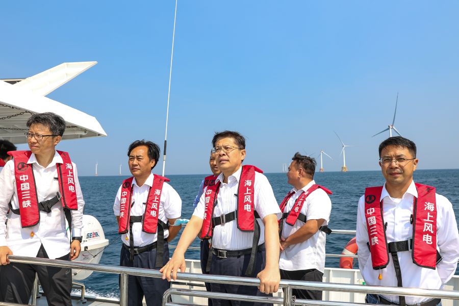 韓君赴廣東陽江、福建福州調(diào)研三峽集團海上風電項目
