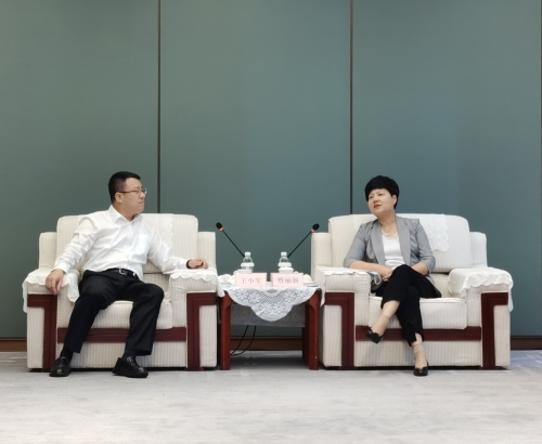 王小軍拜會(huì)廣西壯族自治區(qū)黨委常委、常務(wù)副主席蔡麗新
