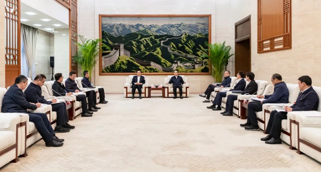 大唐集團黨組書記、董事長鄒磊會見哈電集團黨委書記、董事長曹志安