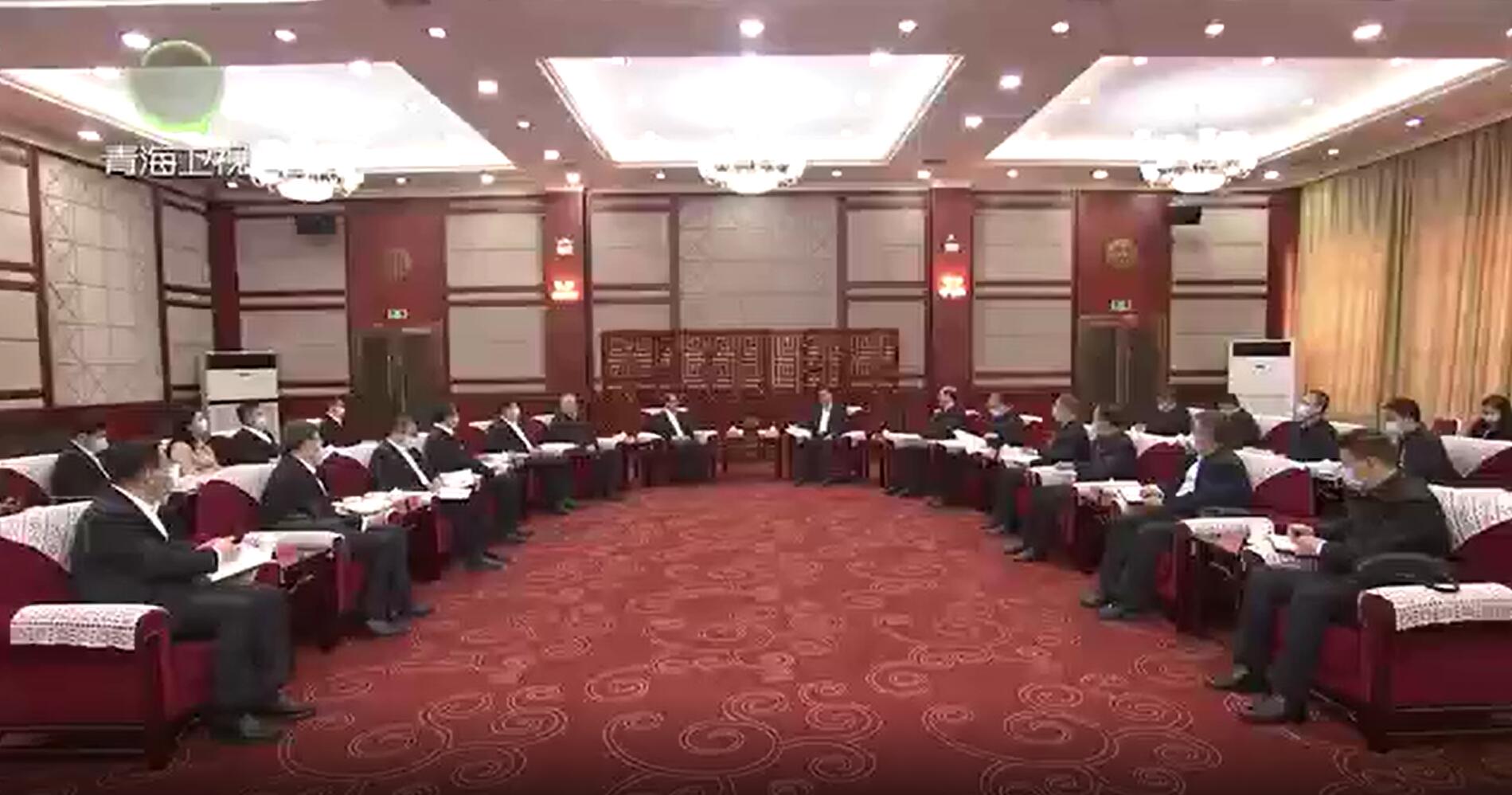 華電集團黨組書記江毅、黨組副書記葉向東拜會青海省委書記陳剛、省長吳曉軍