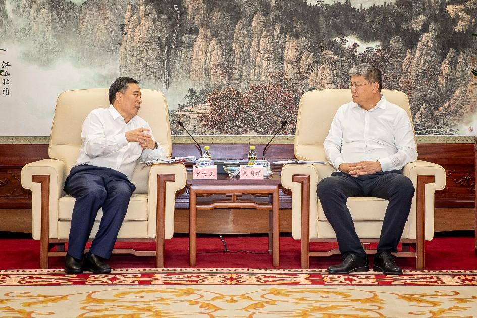 國家能源集團(tuán)黨組書記、董事長劉國躍會(huì)見中國能建黨委書記、董事長宋海良