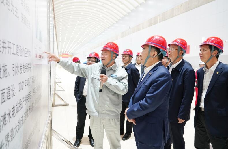 中國能建黨委書記、董事長宋海良赴白鶴灘水電站調(diào)研