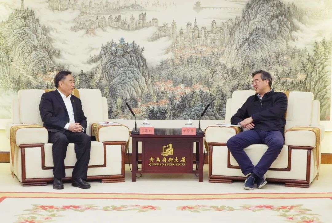 中國(guó)能建黨委書記、董事長(zhǎng)宋海良拜會(huì)山東省委常委、青島市委書記曾贊榮