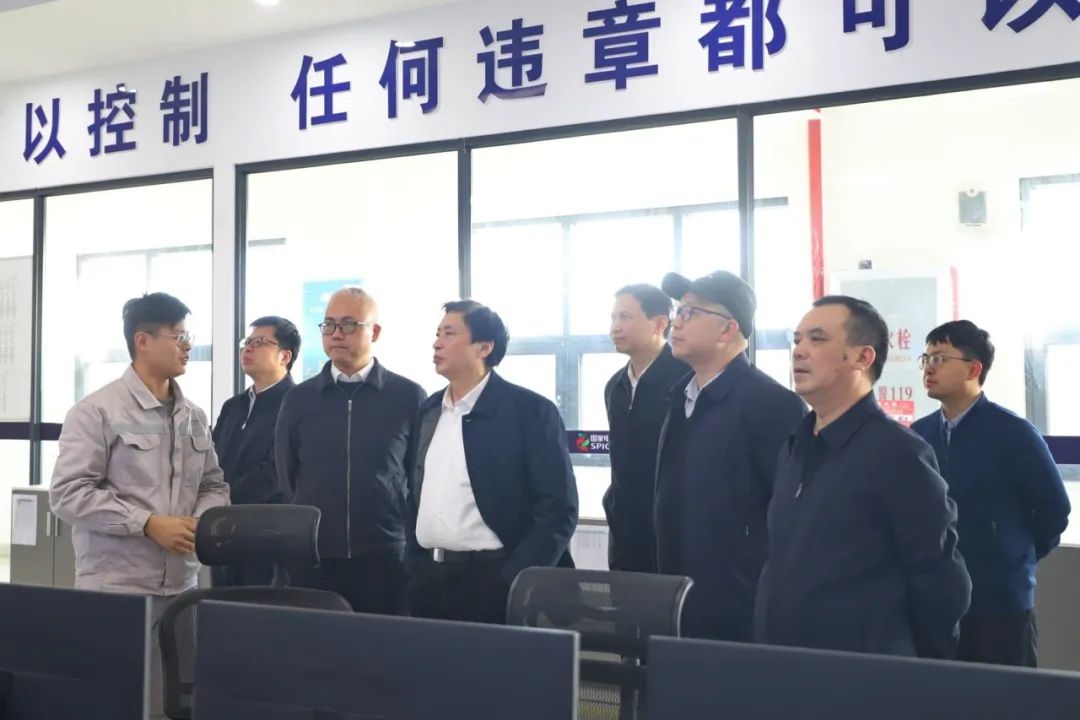 中國工程院院士謝和平調(diào)研前詹風(fēng)電、前詹港電