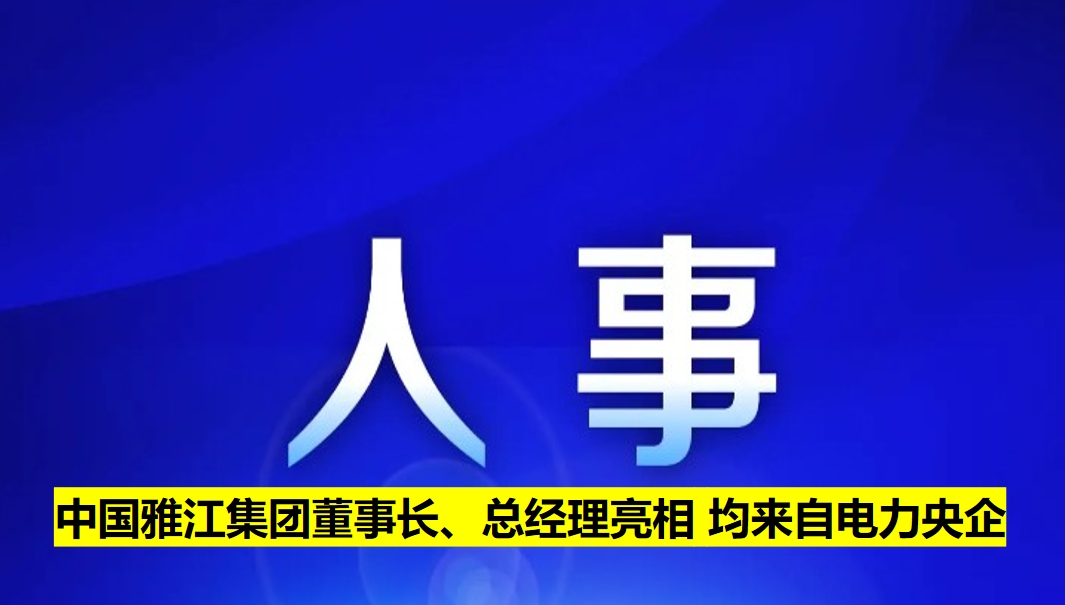 中國(guó)雅江集團(tuán)董事長(zhǎng)、總經(jīng)理亮相 均來(lái)自電力